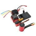thumbnail image 4 of segolike Brushless Motor, 60A ESC Programming Card Set heat sink, Metal Steering Gear, RC 4300kv, 4 of 8