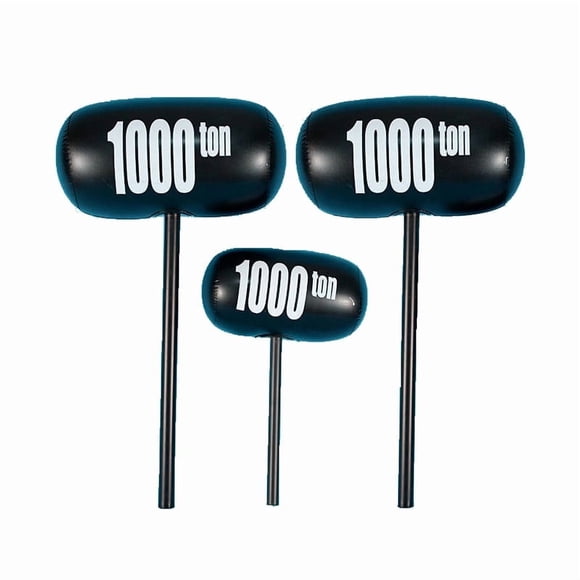Bamboohart 3 Pcs Marteau Gonfle Construction Décorations et Cadeaux de Fête d'Anniversaire Jouets Durables pour Piscine et Baignoire Remplisseur de Panier de Pâques