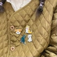 thumbnail image 6 of K-KED 50 Styles Cartoon Pet Dog Pin Badges Lapel Brooches Metal Enamel Accessories-14, 6 of 9