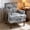 Blue, variant on S-HOME Farmhouse Style Floral Accent Armchair With Nailhead Trim Solid Wood Legs And Supportive Back For Living Spaces, Blue