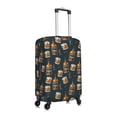 thumbnail image 6 of Cauagu Cigar Print Travel Luggage Cover,Travel Dust-proof Suitcase Cover Softside Suitcase Protector for 18-32inch,Not Included Suitcase, 6 of 8
