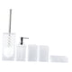 thumbnail image 2 of Juego de 5 accesorios de baño, práctico cepillo de baño. Blanco, 2 of 8