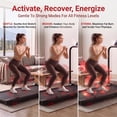 thumbnail image 4 of ROBORE 5-in-1 Walking Pad with Vibration Plate & Handle Bar, 3.0 HP Under Desk Walking Pad, Portable Treadmill for Home Office, Remote Control, 4 of 10