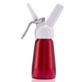 thumbnail image 2 of Bearachild Dispensador de crema batida de aluminio de 250ml, batidor de crema de cocina, herramientas de postre con boquillas cuentagotas Herramientas y accesorios para hornear rojo Bearachild HA008727-02, 2 of 6