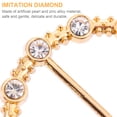 thumbnail image 4 of Shisuyan 2Pcs Beautiful Scarf Ring Clips Fashion Scarf Ring Buckles Clothes Corner Button, 4 of 8