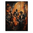 thumbnail image 3 of Designart "Renaissance of Harlem Jazz V" African American Print on Natural Pine Wood, 3 of 5