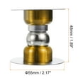 thumbnail image 2 of Magnetic Door Stopper, 2 Pack Stainless Steel Magnets Door Stops, Brass Tone, 2 of 5