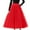 Red, variant on Angala Tulle Skirt Women Midi Retro Skirt High Waist Skirt Long Dress Tulle Underskirt Fancy Dress Beautiful Stylish Women's Skirt