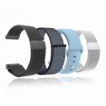 thumbnail image 2 of New 18mm 20mm 22mm Straps for Garmin Venu 2S Wristband Vivoactive 3 4S 4 Forerunner 245 645 Galaxy Watch 4 Classic 42 46mm MidniBlue Silicone 20mm, 2 of 5
