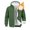 Army Green, variant on Men's Casual Fleece Sherpa Lined Zip Up Hoodie Thick Sherpa Lined Winter Pullover 2025 Fall Winter Hooded Sweatshirt