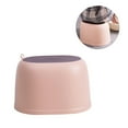 thumbnail image 3 of DEEPCRAFF 1Pc Portable Pink Bathroom Bench with Anti Slip Grain Surface for Shower, 3 of 8