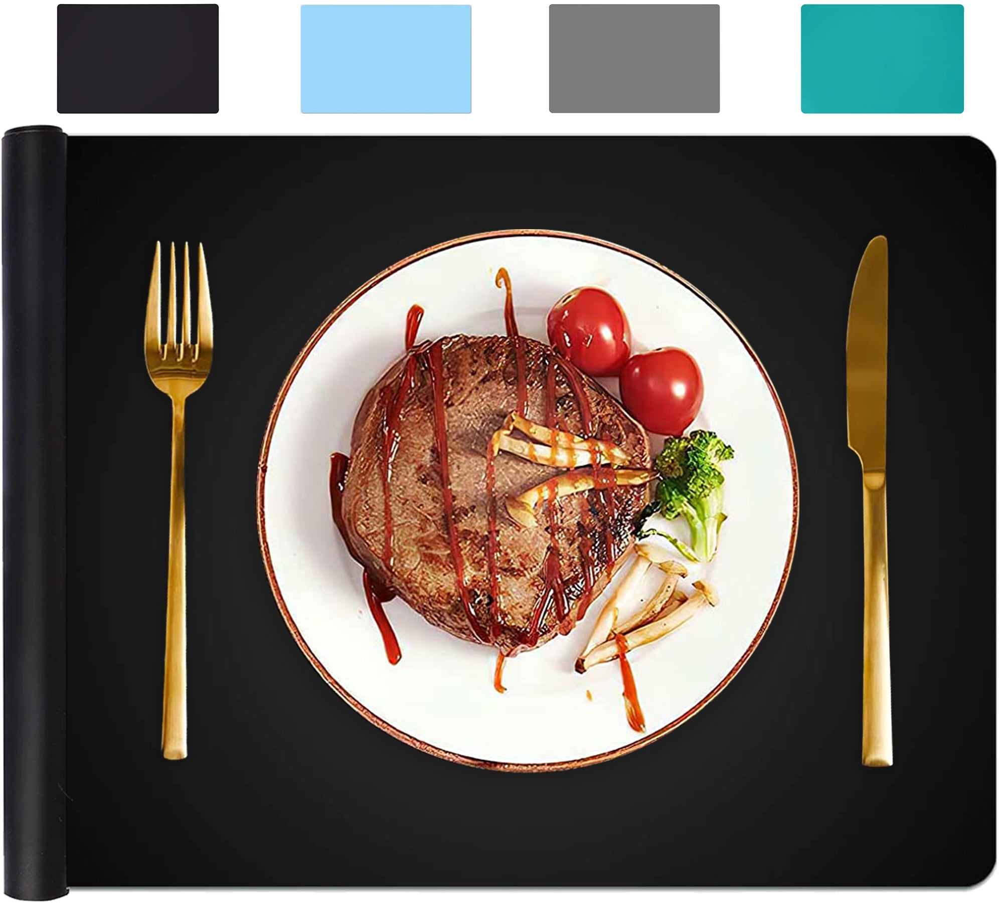 Silicone Placemats Silicone Table Mat, Large Kitchen Counter Protector