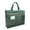#Green, variant on 100Fens Mesh Zipper Pouch A4 Size, Large Double Pocket Lightweight Nylon Transparent File Bag with Handle, 17.1x13.1 in Foldable Document Storage for Puzzle Project/Cross Stitch/Travel/Office