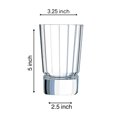 thumbnail image 2 of Cristal D'Arques Macassar High Ball Crystal Set 4 Tumblers 12-OZ, 2 of 7