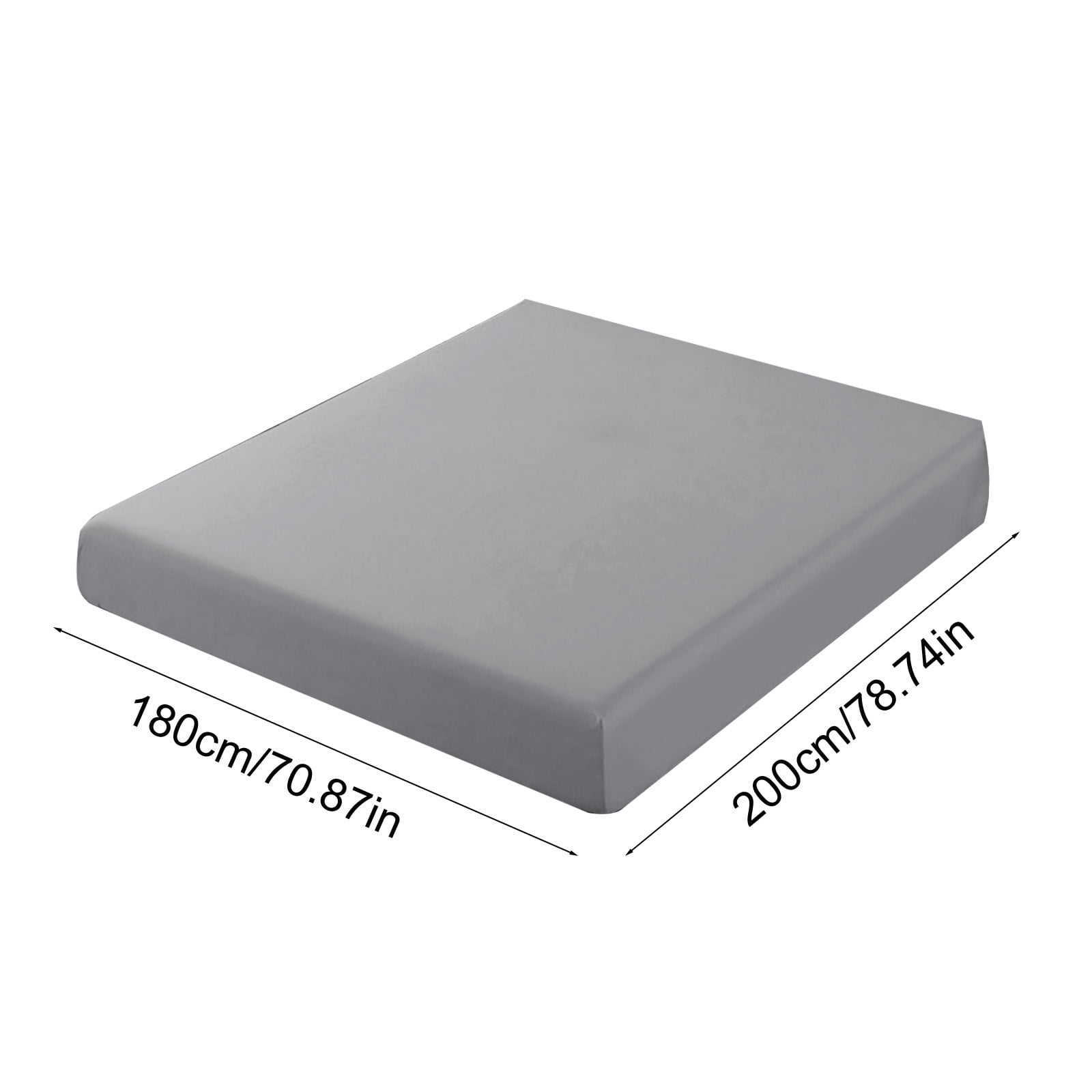 Fitted Sheet 78.74x70.86in Deep Pocket Bed Sheet Non Slip Secure Fit, Wrinkle Resistant Stretch Smooth Sleep Surface Durable Cover, Mattress Protector for Bedroom Home Guest Room Dorm