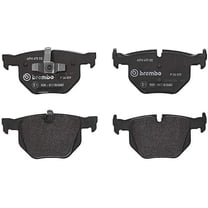 Brembo 2006 BMW 330i/330xi/13-15 X1 Rear Premium Low-Met OE Equivalent Pad