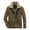 Yellow, variant on Trench Coat Men Long Mens Fashion Casual Thickened Lamb Coat Corduroy Coat Long Sleeve Stand Collar Zipper Pocket Leather Coat Windproof Warm Coat Long Trench Coat Men