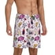 thumbnail image 2 of Fotbe Wine Pantalones Cortos de Pijama para Hombre, Ropa de Dormir, Pantalones de Pijama Cortos para Hombre-Medium, 2 of 6