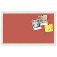 thumbnail image 2 of PinPix 24x14 Custom Cork Bulletin Board Crimson Pastel Poster Board Has a Fabric Style Canvas Finish, Framed in Crimson Pastel, by ArtToFrames (PinPix-1807), 2 of 5