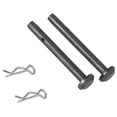 thumbnail image 3 of RC Body Clips, Easy To Install Use 2 Pcs Black Steel Material Smoother Driving RC Body Clips Pins  For 1:18 RC Cars, 3 of 8