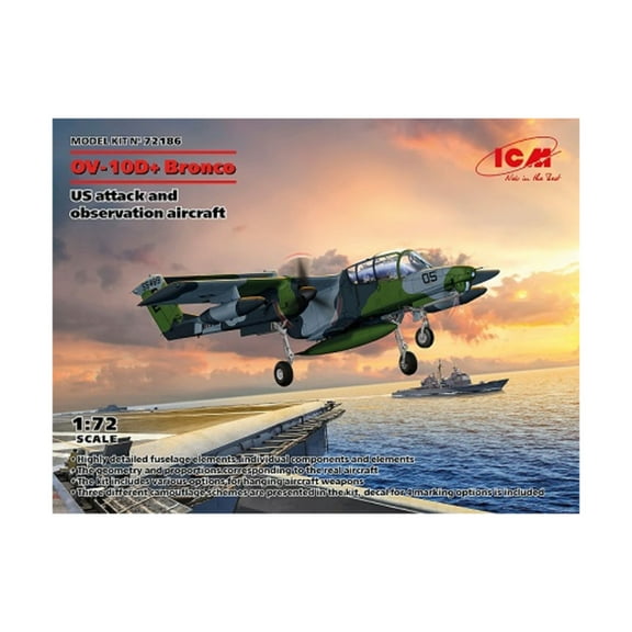 ICM OV-10D  Bronco US Attack and Observation Aircraft New