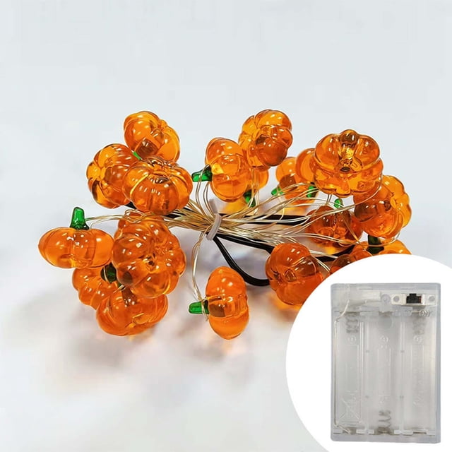 ZZwxWA 50% Off Clear Halloween Party Decorative Lights LED Halloween Ghost String