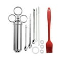 thumbnail image 1 of Injueey Juego de bistec para barbacoa, Kit de sabor a carne de Picnic inoxidable, herramienta portátil para adobo de barbacoa Herramientas y accesorios para hornear, 1 of 4