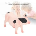 thumbnail image 4 of Farm Animal Pig Model,Durable PVC Pig Posture Figure Decoration Toy for Kids Learning Educational, 4 of 8