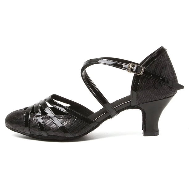 XIHAHA, novedad de verano, zapatos de baile latino a la moda para mujer, zapatos de salón con diamantes de imitación brillantes para mujer, zapatos de baile de Salsa Bachata, zapatillas de deporte