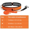 thumbnail image 3 of Surfboard Waist Leash 7mm Thick 10ft Coiled Surf Board Leash Sup Stand Up Paddleboard Leash, 3 of 4
