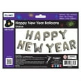 thumbnail image 3 of Happy New Year Balloons Silver 16 Inches Long, 3 of 3
