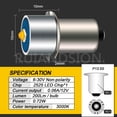 thumbnail image 5 of Ruiandsion Upgrade Torch Spare Bulb P13.5S 6V 12v 24v 30v Non-polarity Flashlight Replace Bulb Warm White, 5 of 6