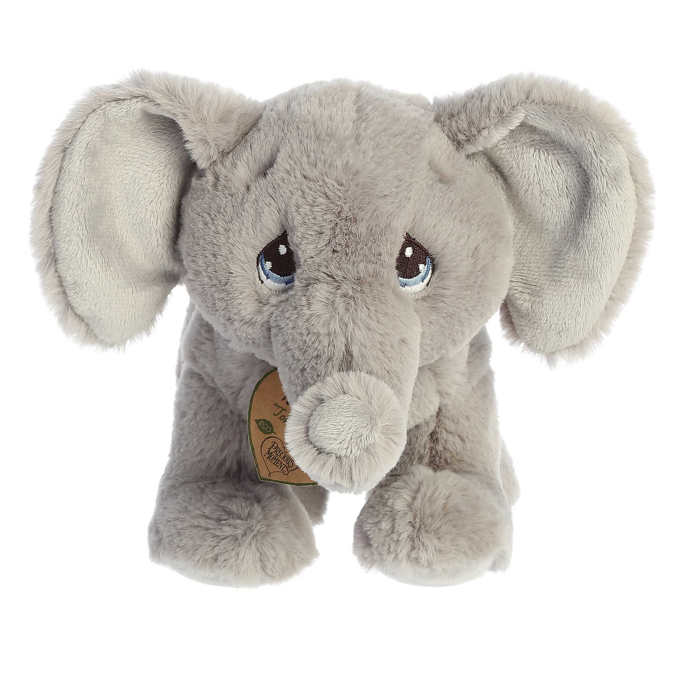 Aurora - Small Gray Precious Moments - 9" Tuk Elephant - Inspirational Stuffed Animal - image 2 of 6