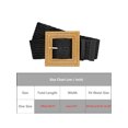 thumbnail image 4 of INSPIRE CHIC Women's Wide Stretch Woven Elastic Waist Belt Black, 4 of 5