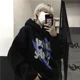thumbnail image 5 of Sudaderas para Hombre Azul Ropa de Hombre Sudaderas con Capucha New Rock Graphic Hip Hop en Algodón Sudadera Estética Divertida Emo Barata, 5 of 5