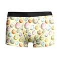 thumbnail image 4 of Casual Underwear for Men Easter Print Breathable Soft Blend Waistband Light Yellow XL, 4 of 4
