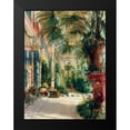 thumbnail image 2 of Blechen, Carl 12x14 Black Modern Framed Museum Art Print Titled - Das Innere des Palmenhauses, 2 of 5