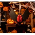 thumbnail image 4 of Halloween Decoration Indoor Outdoor Clearance Under $5.00!Halloween Honeycomb Bats Hanging Ornaments Paper Bats Pendant Decor Spooky Party Ceiling Hangings Indoor Outdoor Halloween Venue Decoration, 4 of 6