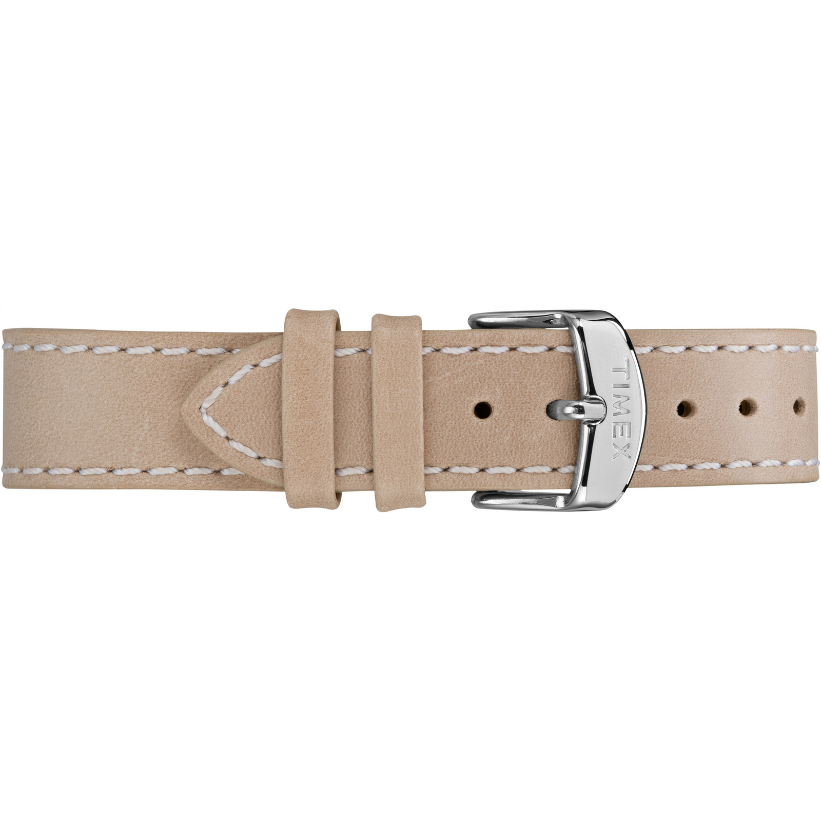 Timex Womens New England Sand/Silver Leather Strap Watch TW2R23200 ...