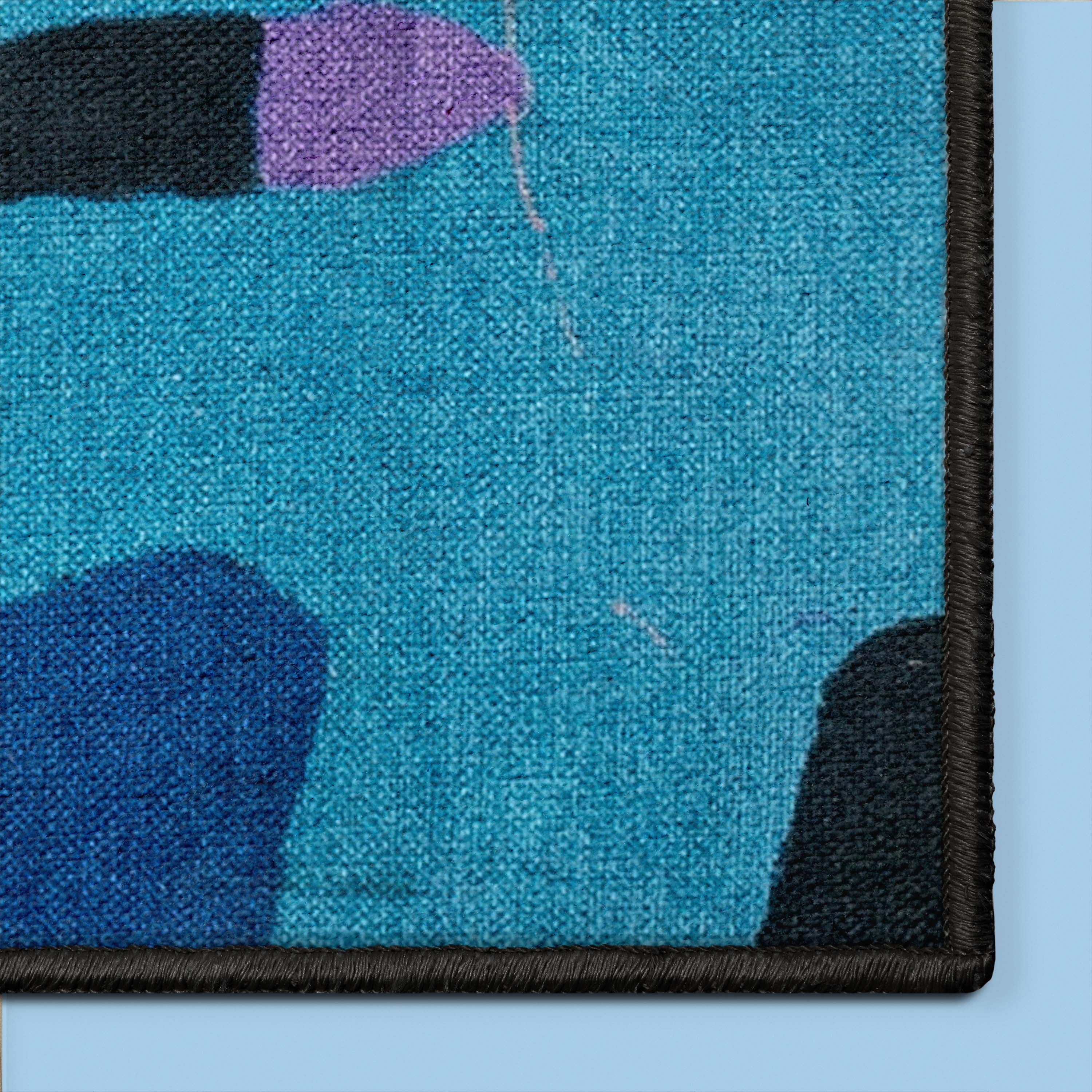 Well Woven x Misha Tyutyunik The Sunday Jungle Collection Aubade Modern Abstract Multi 7'7" x 9'10" Area Rug
