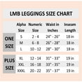 thumbnail image 2 of LMB Lush Moda Extra Soft Leggings for Women with Print Designs for Lounging, Running, Fitness, Yoga and Sleepwear, X-Small to X-Large, Tropical Black White 747F, 2 of 2