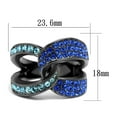 thumbnail image 5 of Womens Light Black Ring Anillo Para Mujer Stainless Steel Ring with Top Grade Crystal in Multi Color Bexley, 5 of 5