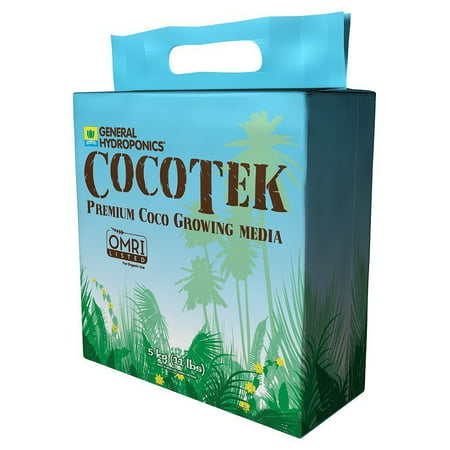 CocoTek Bale Coco Growing Media, 5kg, Consists of three different types of compressed coco coir By General (Best Type Of Hydroponic System For Weed)