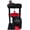 Black & Red, variant on Gothic Cat Tree with Coffin Bed for Indoor Cats, Small Cat Tower with Scratching Post, Modern Activity House Condo with Cradle, Kittens Cave, Black & Red
