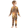 thumbnail image 3 of Lion Flame Dream Cotton Pajamas 2 Piece Set Sleepwear Soft and Comfortable Homewear Nightwear, 3 of 7
