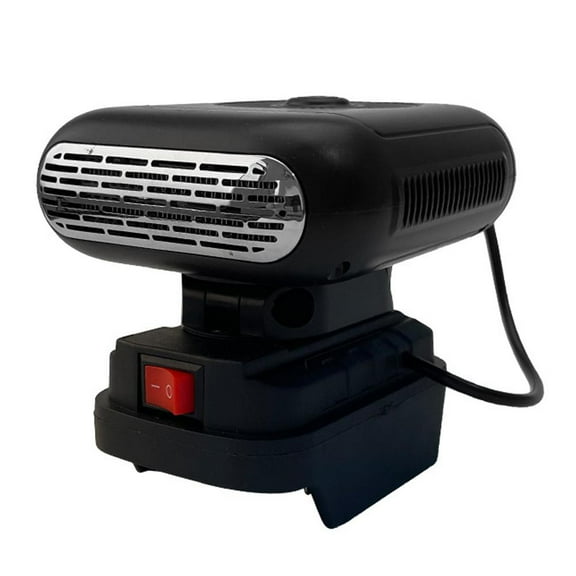 Car Heater Fan Portable Heater Car Window Defroster with 2 Heat Settings & USB Ports, Portable 1500mAh Battery Powered Space Heaters for Cars Office Indoor