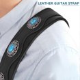 thumbnail image 4 of Guitar Strap Ethnic Style Leather Adjustable Acoustic Electric Bass Strap Guitar Belt Guitar Parts Accessories, 4 of 5