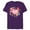Purple, variant on Disney Princess Pink Heart and Flowers It’s My Birthday - Short Sleeve Blended T-Shirt for Adults - Customized-Yellow