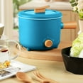 thumbnail image 1 of Cooking Utensils Cooking Utensils Cooking utensils-1 * Small Electric Hot Pot, 1 * Power Cord, 1 * Steam Rack, 1 * Lid, 1 * Handle Plastic(Blue, A), 1 of 8