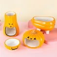 thumbnail image 6 of Qeeadeea Hamster Hideout, Hamster House, Guinea Pig Hideout, Hamster Accessories, Hamster Hides, Rat House-halloween pumpkin-11x11x7.5cm, 6 of 6